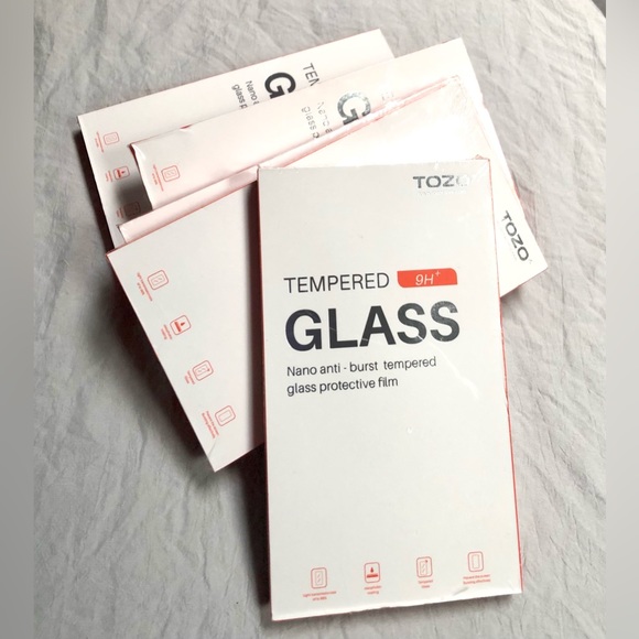 TOZO 5Pack bundle iphone Screen Protector Premium Tempered Glass brand new - Picture 3 of 9